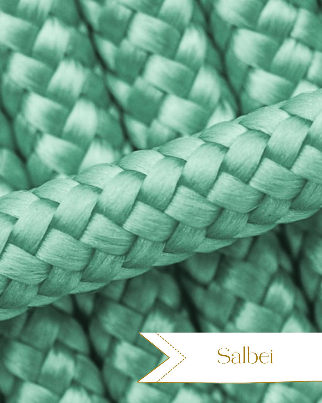 Halsband Salbei Seil - Chaosqueens Manufaktur