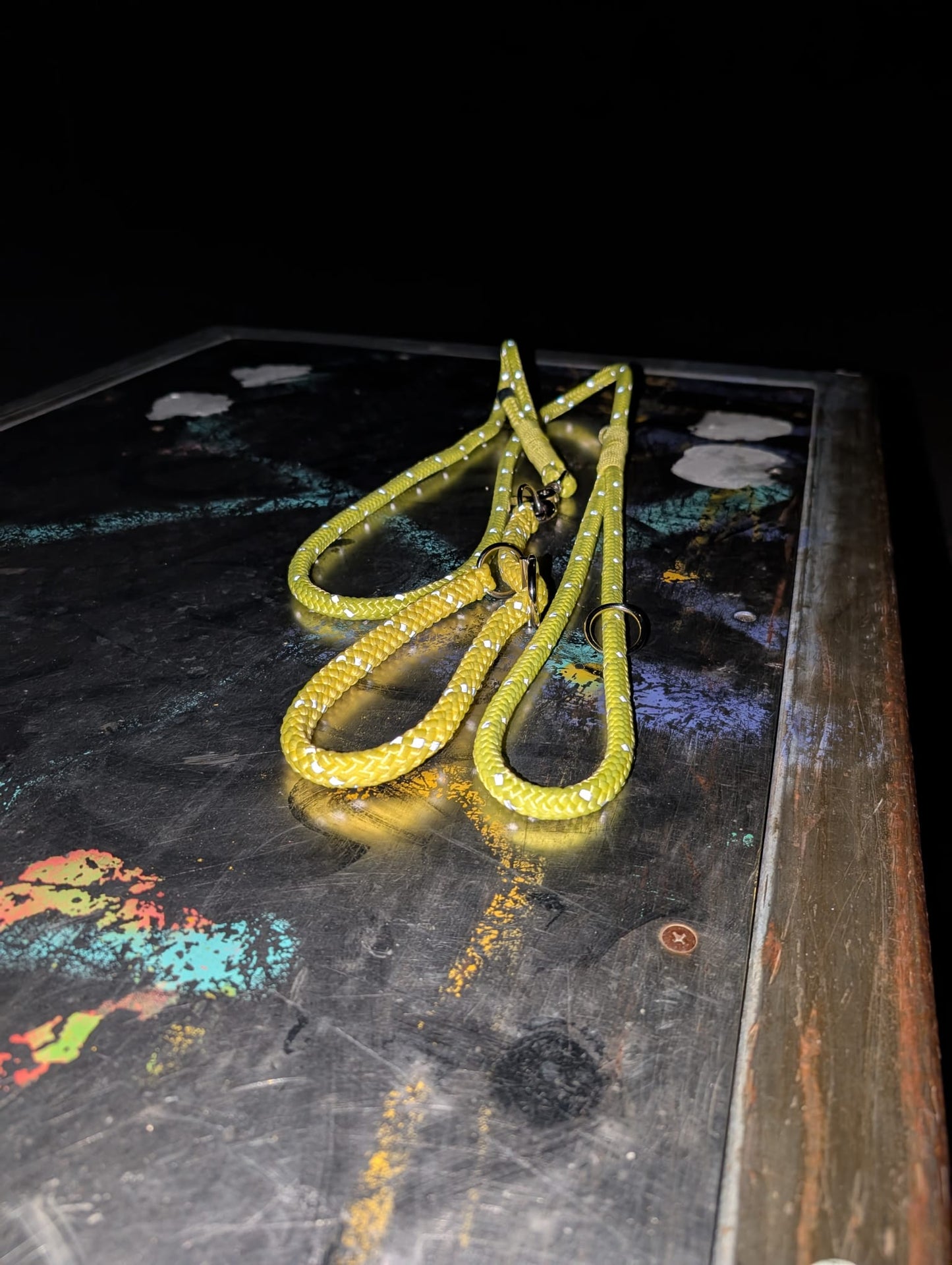 Führleine Neongelb Reflektor Seil